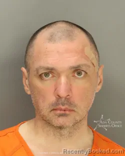 Mugshot of Aleksey Ivanovich Stetsenko booked in Ada County, Idaho on August 26, 2026