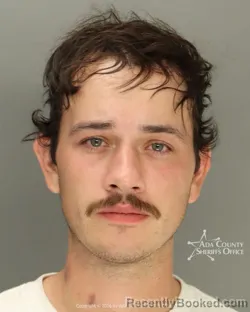 Mugshot of Cullen Jacob Kauffman booked in Ada County, Idaho on August 16, 2026