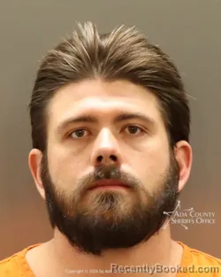 Mugshot of Michael Aaron Nash booked in Ada County, Idaho on October 21, 2026