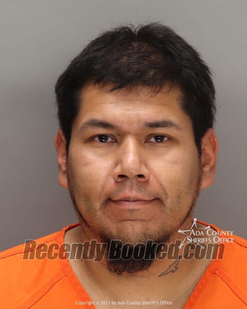 Booking photo from Ada County, Idaho