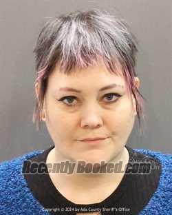 Booking photo from Ada County, Idaho