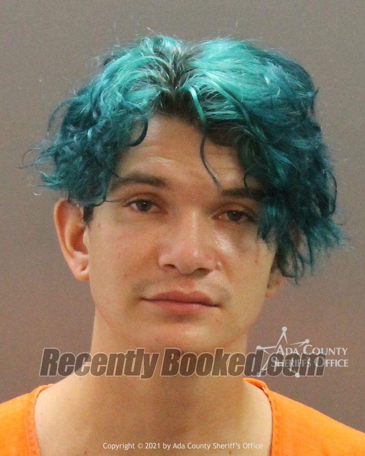Booking photo from Ada County, Idaho