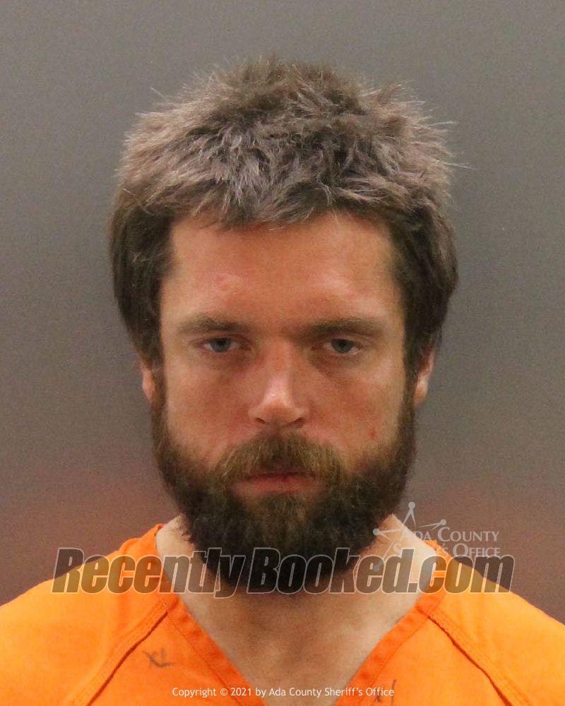 Booking photo from Ada County, Idaho
