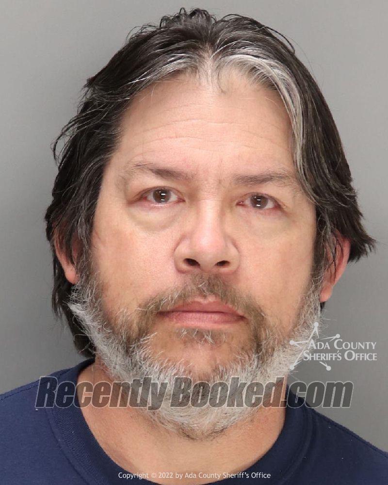 Booking photo from Ada County, Idaho