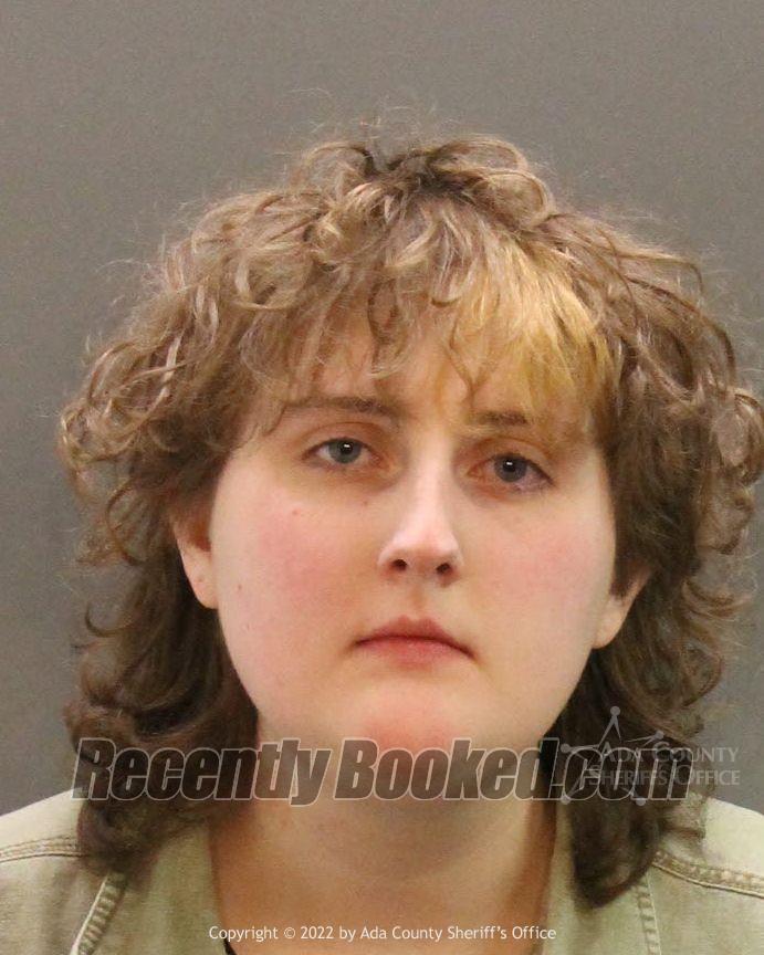 Booking photo from Ada County, Idaho