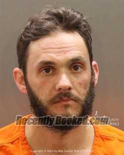 Booking photo from Ada County, Idaho