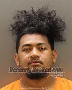 Booking photo from Ada County, Idaho