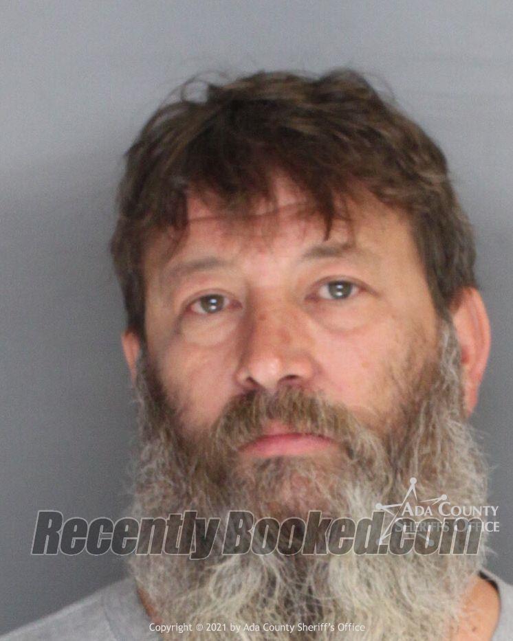 Booking photo from Ada County, Idaho