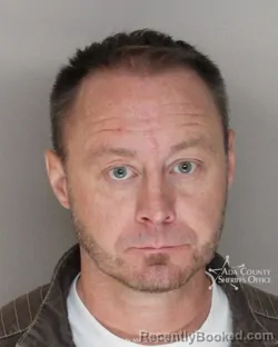 Mugshot of Jason Douglas Garringer booked in Ada County, Idaho on April 28, 2026