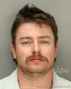 Mugshot of Gage Talbert Endicott booked in Ada County, Idaho on March 20, 2026