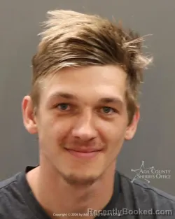 Mugshot of Taras Vasiliy Grigorkiv booked in Ada County, Idaho on August 4, 2026