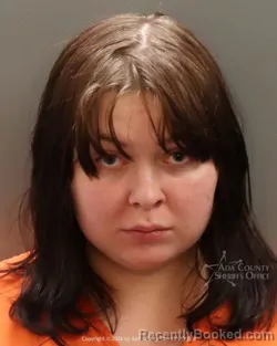 Mugshot of Nyah Mackenzie Earl booked in Ada County, Idaho on October 9, 2026