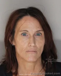 Mugshot of Jessica Marie Vensor booked in Ada County, Idaho on July 1, 2026