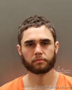 Mugshot of Jesse Allen Shriver booked in Ada County, Idaho on April 29, 2026