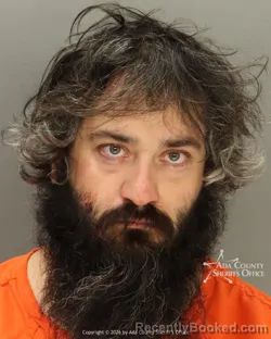 Mugshot of Turner Harris booked in Ada County, Idaho on March 5, 2026