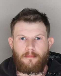 Mugshot of Jacob Riley Dixon booked in Ada County, Idaho on May 13, 2026
