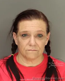 Mugshot of Carolyn Rae Fallin booked in Ada County, Idaho on October 12, 2026