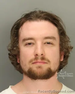 Mugshot of Joseph Jax Sellers booked in Ada County, Idaho on October 4, 2026