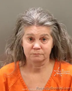 Mugshot of Cory Ann Gardner booked in Ada County, Idaho on May 12, 2026
