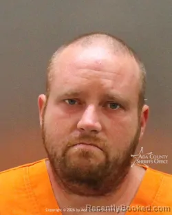 Mugshot of Michael Chantz Maybin booked in Ada County, Idaho on May 8, 2026