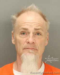 Mugshot of David Thomas Barnett booked in Ada County, Idaho on May 20, 2026