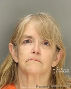 Mugshot of Marissa Lynne Franssen booked in Ada County, Idaho on March 11, 2026