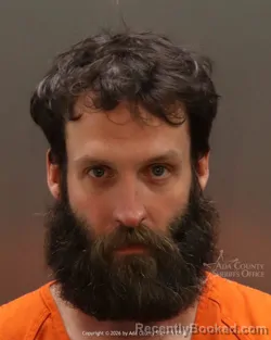 Mugshot of John Robert Tipton booked in Ada County, Idaho on March 30, 2026