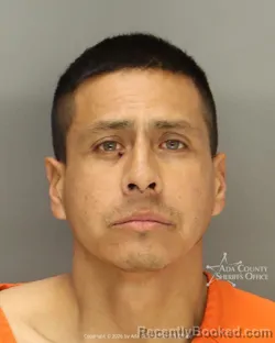 Mugshot of Matthew Apodaca booked in Ada County, Idaho on March 24, 2026