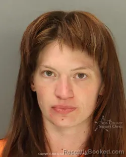 Mugshot of Melissa Chantel Harbeson booked in Ada County, Idaho on May 6, 2026