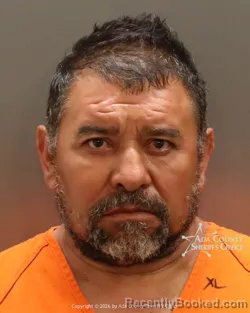 Mugshot of Juan Guevara Fernandez booked in Ada County, Idaho on September 4, 2026