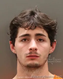 Mugshot of Micah David Klima booked in Ada County, Idaho on September 12, 2026