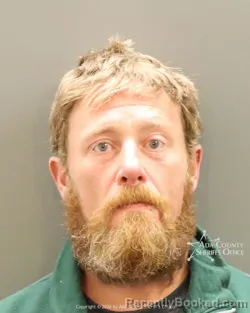 Mugshot of Brandon Cole King booked in Ada County, Idaho on June 26, 2026