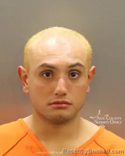 Mugshot of Carlos Jordi Hurtado vega booked in Ada County, Idaho on March 5, 2026