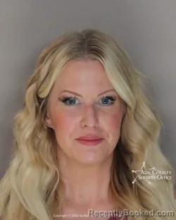 Mugshot of Janelle Diane Murphey booked in Ada County, Idaho on October 23, 2026