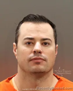 Mugshot of Shane William Odowd booked in Ada County, Idaho on October 22, 2026