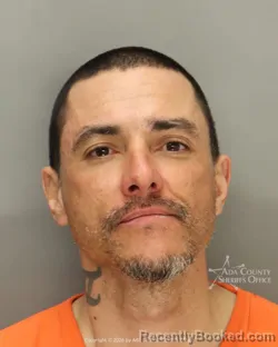 Mugshot of Daniel Vasquez booked in Ada County, Idaho on March 17, 2026