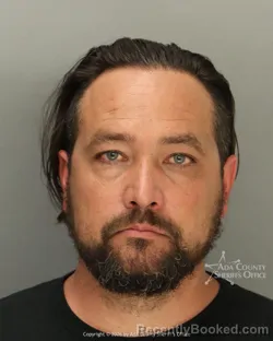 Mugshot of Ryan Rodriguez booked in Ada County, Idaho on July 14, 2026