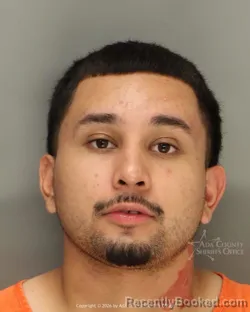 Mugshot of Loren Hernandez booked in Ada County, Idaho on July 9, 2026