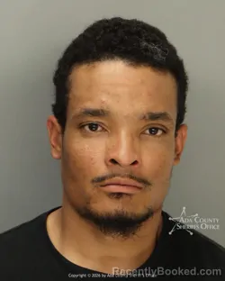 Mugshot of Anthony Deshawn Beachum booked in Ada County, Idaho on May 23, 2026
