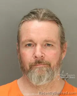 Mugshot of Luke Vickery booked in Ada County, Idaho on May 13, 2026