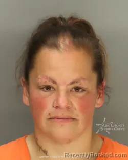 Mugshot of Dawn Marie Knight booked in Ada County, Idaho on May 6, 2026