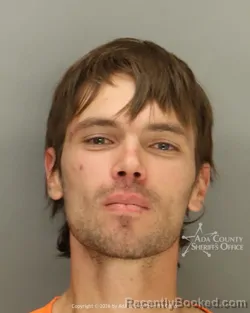 Mugshot of Daylen Nathaniel Borglund booked in Ada County, Idaho on October 13, 2026