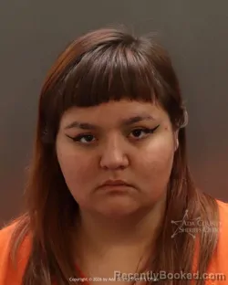 Mugshot of Kristen Carline Allen booked in Ada County, Idaho on March 19, 2026