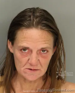 Mugshot of Sally Faith Davis booked in Ada County, Idaho on March 27, 2026