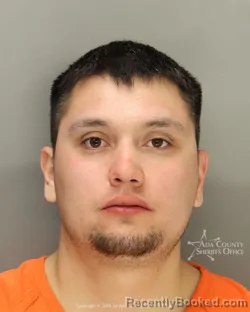 Mugshot of Christian Reynolds Oliver booked in Ada County, Idaho on March 29, 2026