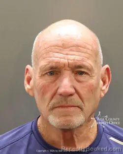 Mugshot of Charles Lee Thomas booked in Ada County, Idaho on July 23, 2026