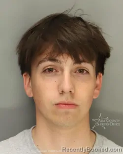 Mugshot of Nicholas Ethan Wittry booked in Ada County, Idaho on May 7, 2026