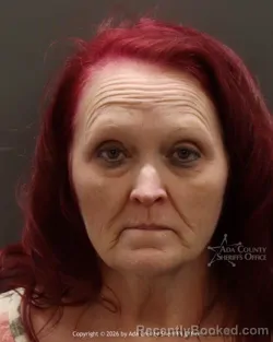 Mugshot of Gabrielle Lea Hoole booked in Ada County, Idaho on March 9, 2026