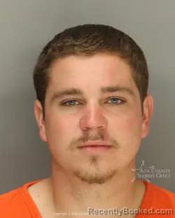 Mugshot of James Daniel Overby booked in Ada County, Idaho on September 29, 2026