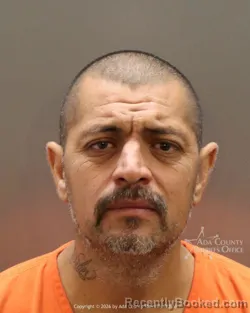 Mugshot of Salomon Recardo Torres Juarez booked in Ada County, Idaho on September 3, 2026
